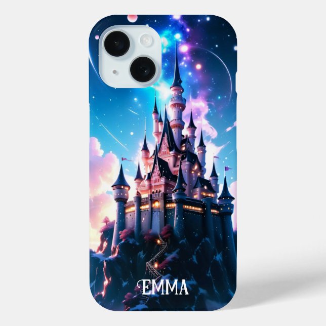 Fantasy Castle Custom Name Case-Mate iPhone Case (Back)