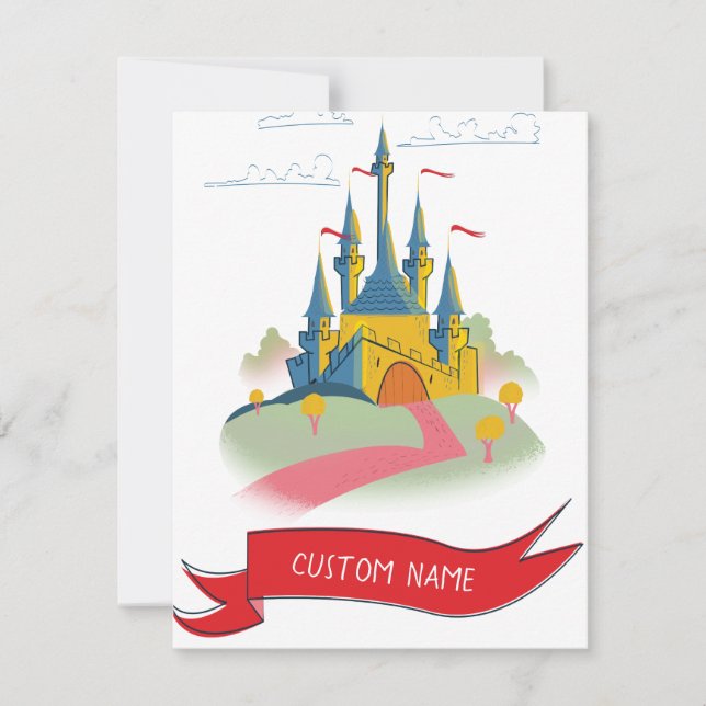 Fantasy Castle Custom Text (Front)