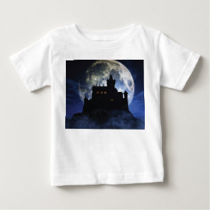 Fantasy castle during night baby T-Shirt