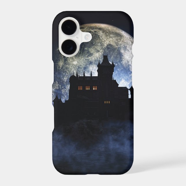 Fantasy castle during night iPhone case (Back)
