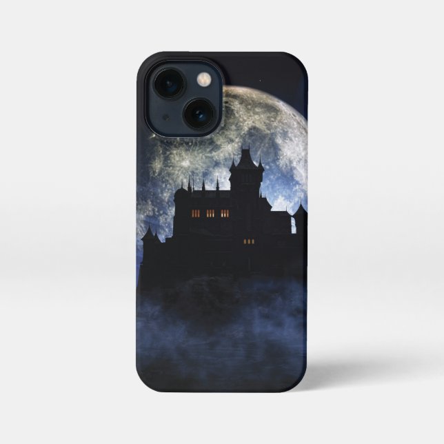 Fantasy castle during night iPhone case (Back)