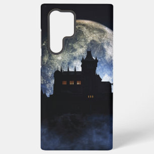 Fantasy castle during night samsung galaxy case