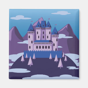 fantasy castle magnet