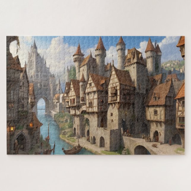Fantasy Castle Paradise Jigsaw Puzzle (Horizontal)