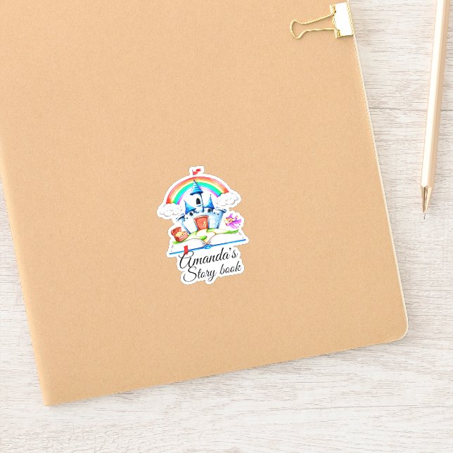 Fantasy castle personalised kid's (Notebook)