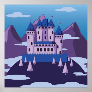 fantasy castle poster