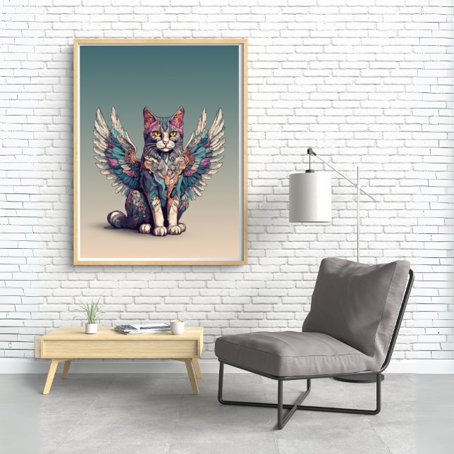 Fantasy Cat l Misty Meow | Winged Cat [2/4]  Poster (Creator Uploaded)