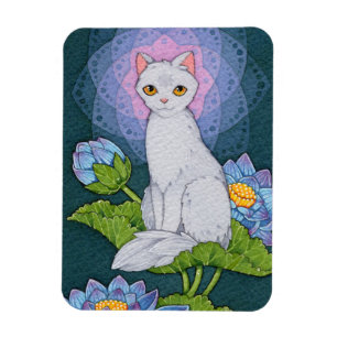 Fantasy Cats Oracle Affirmation - Mindfulness Magnet