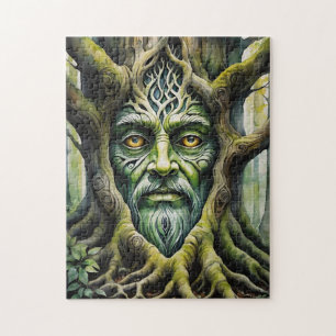 Fantasy Celtic Tree Spirit Dryad Pagan Jigsaw Puzzle