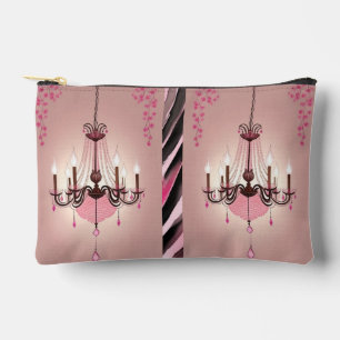 Fantasy Chandelier Stripes Pink Print Cut Sew Bag