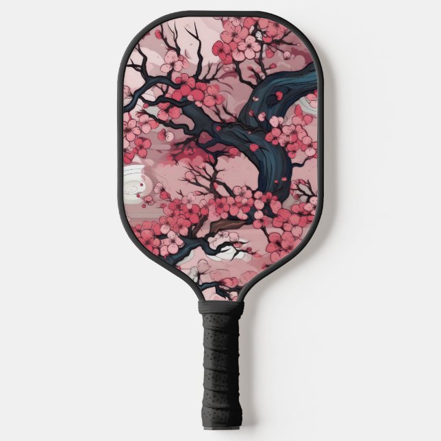 Fantasy Cherry Blossom Dreamscape Pickleball Paddle (Front)