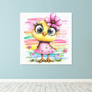 Fantasy Chick Canvas Print