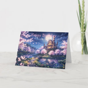 Fantasy City and Castle Card