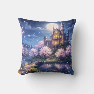 Fantasy City and Castle Cushion