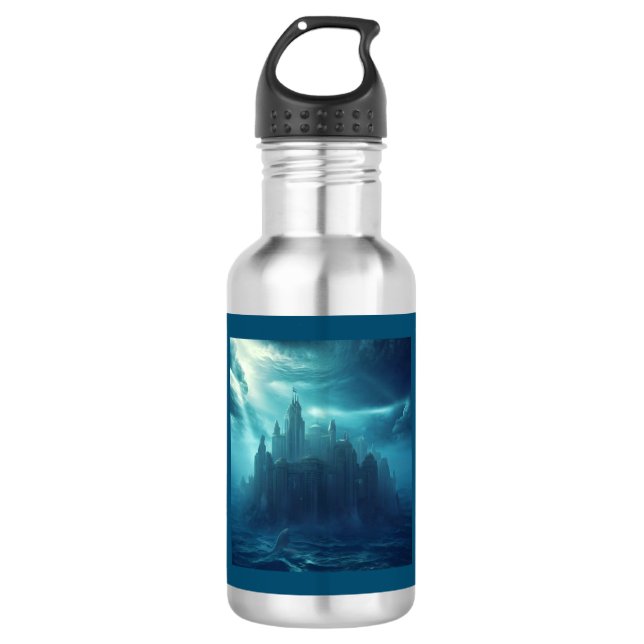Fantasy City of Atlantis (2) 532 Ml Water Bottle (Front)