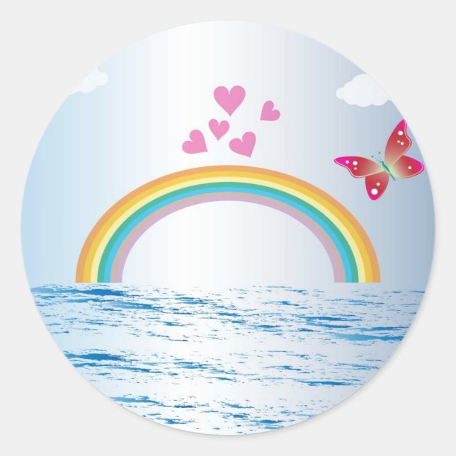 fantasy classic round sticker (Front)