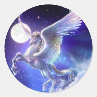 fantasy classic round sticker
