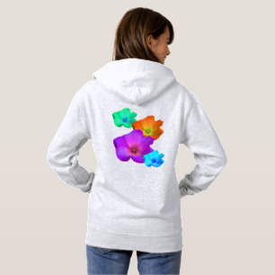 Fantasy colorful Roses   Hoodie