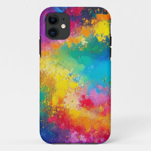 Fantasy Colour Background Abstract Pattern iPhone 11 Case