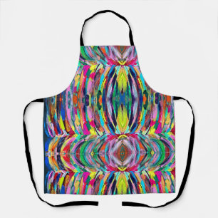 Fantasy colour palette art print apron