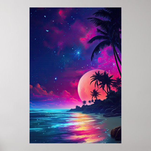 Fantasy Colourful Night Poster - Version 2 (Front)