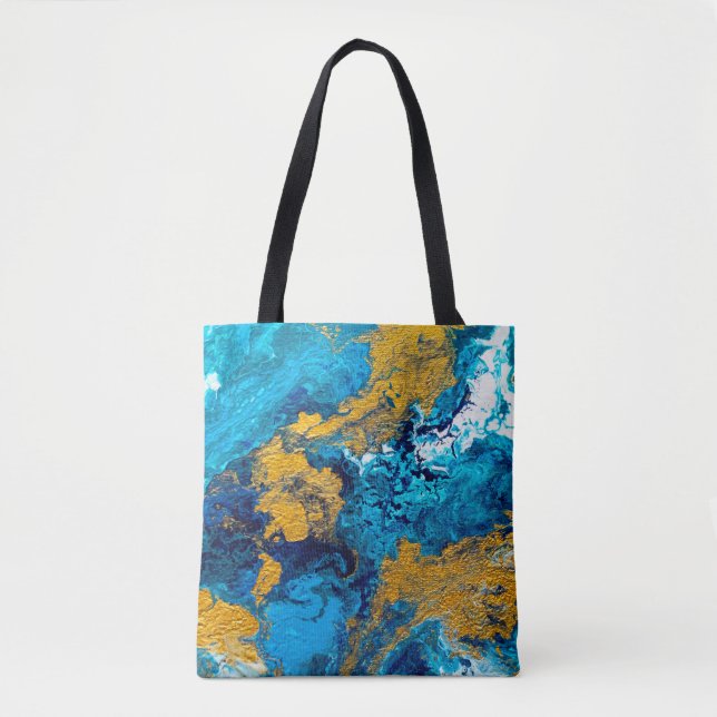 Fantasy Colours: Artistic Abstract Background. Tote Bag (Front)
