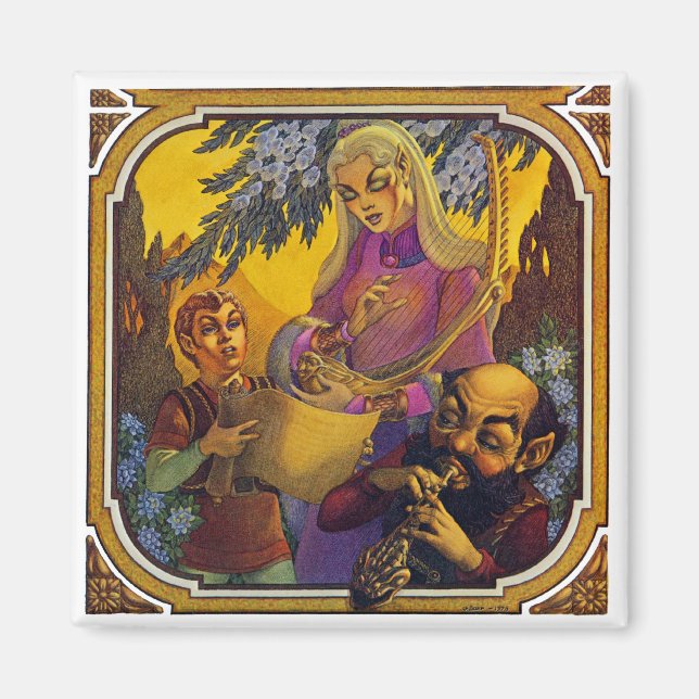 Fantasy Concert Square Magnet (Front)