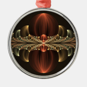 Fantasy Construction Shiny Abstract Fractal Art Metal Tree Decoration