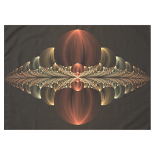 Fantasy Construction Shiny Abstract Fractal Art Tablecloth