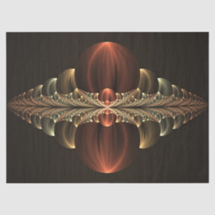 Fantasy Construction Shiny Abstract Fractal Art Tissue Paper