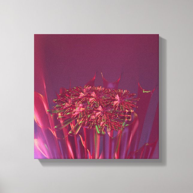 Fantasy  Coral  And  Abstract  Art Canvas Print (Front)