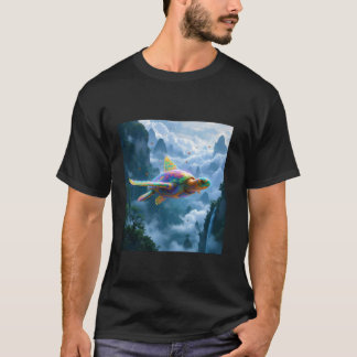 Fantasy Cow Lion Road T-Shirt