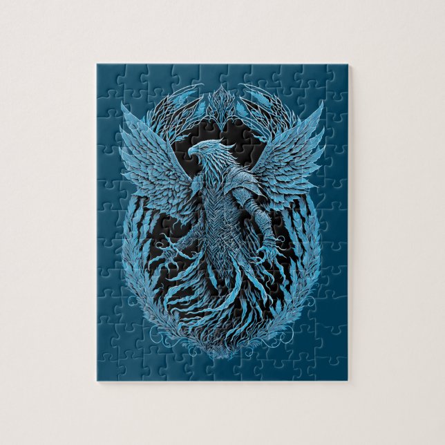 Fantasy Creature | Mediaeval Eagle Jigsaw Puzzle (Vertical)