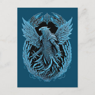 Fantasy Creature   Mediaeval Eagle Postcard