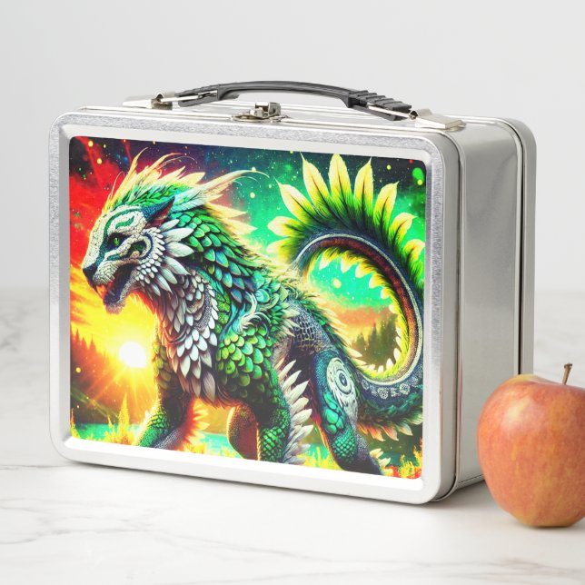 Fantasy Creature Metal Lunch Box (In Situ)