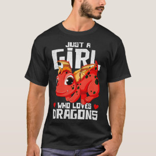 Fantasy Creature Mythical Animal Just A Girl Who L T-Shirt