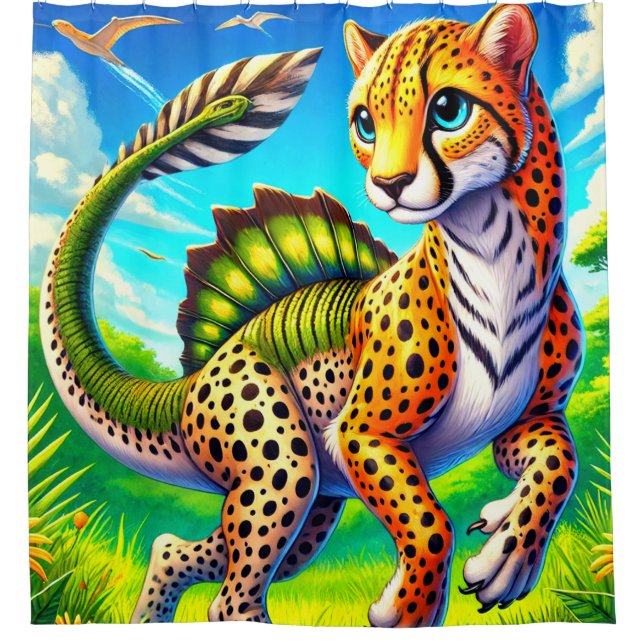 Fantasy Creature Shower Curtain (Front)