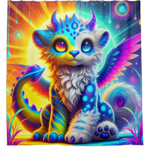Fantasy Creature Shower Curtain
