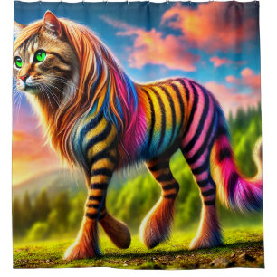 Fantasy Creature Shower Curtain