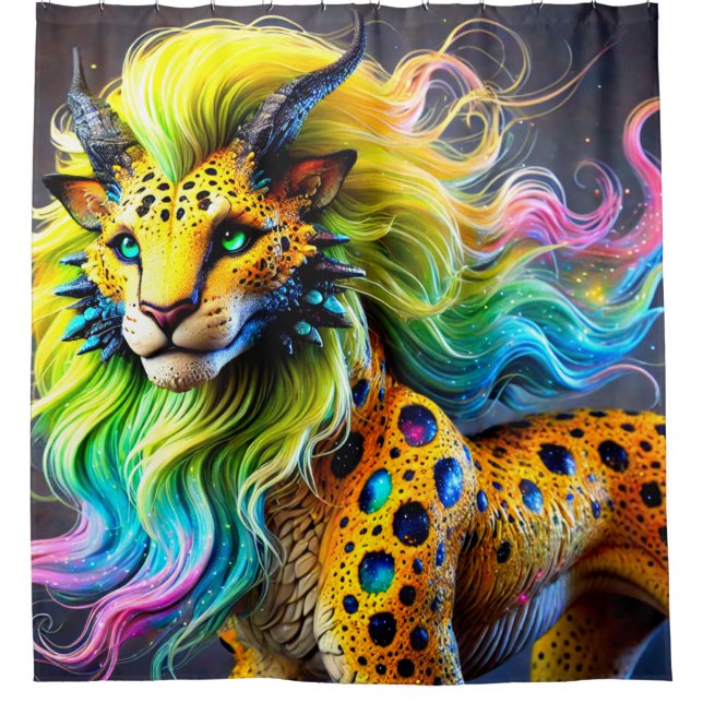 Fantasy Creature Shower Curtain (Front)