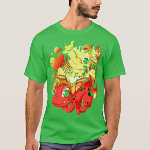 Fantasy Creatures Fire Dragon Mythical Animal Cute T-Shirt