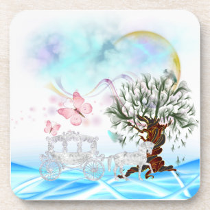 Fantasy Crystal Horse Carriage Coaster