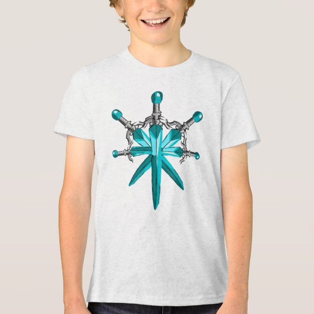 Fantasy crystal Sword Kids Shirt (Front)