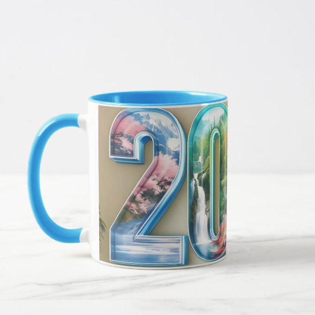 Fantasy Cute  2025 Four Numbers Mug (Left)