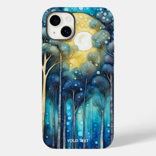 Fantasy Cute Abstract Forest Moon Case-Mate iPhone 14 Plus Case