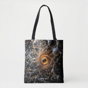 Fantasy Cute Abstract Space Scene Tote Bag