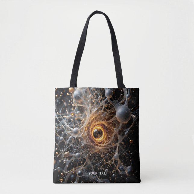 Fantasy Cute Abstract Space Scene Tote Bag (Front)