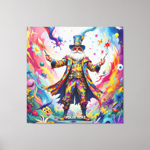 Fantasy Cute Abstract Vibrant Painter Canvas Print