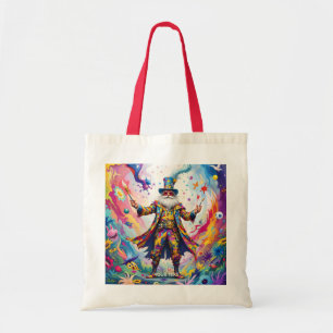 Fantasy Cute Abstract Vibrant Painter Tote Bag