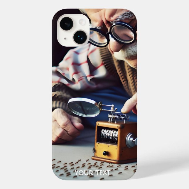 Fantasy Cute Ants Old Man Case-Mate iPhone Case (Back)